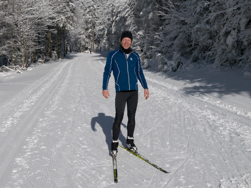 Bild: Skating Panorama-Loipe Martinskapelle / Furtwangen (Lars Lang, Januar 2021)